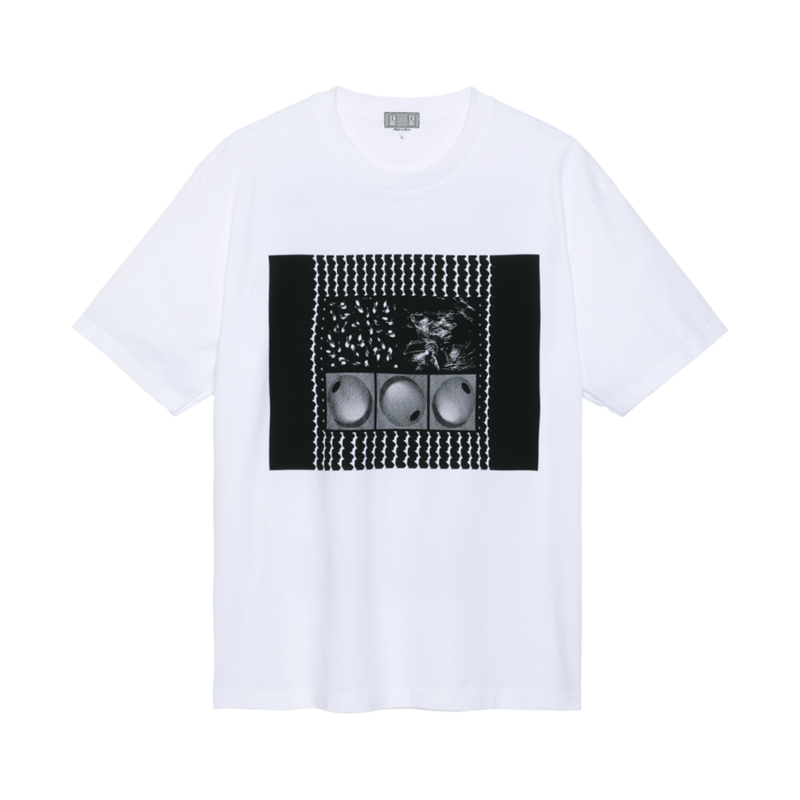 카브엠트 FK 베셀 아이 티셔츠 화이트 - 23SS