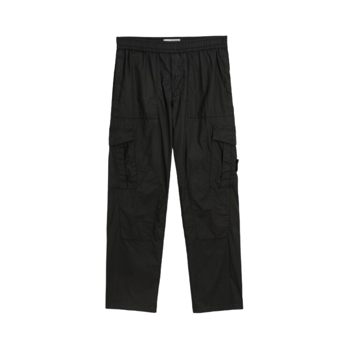 스톤 아일랜드 30803 스트레치 코튼 텔라 파라슈트 가먼트 다이드 카고 팬츠 블랙 - 23SS