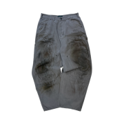 Undermycar Workers Distressed Dirty Painting Carpenter Gray - 25SS