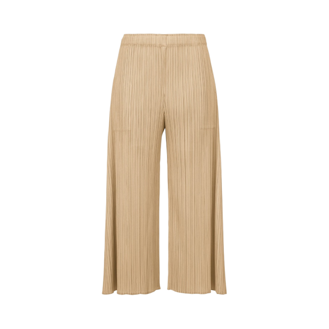 (W) 플리츠 플리즈 이세이 미야케 MC 준 팬츠 베이지((W) Pleats Please Issey Miyake MC June Pants Beige) - 1