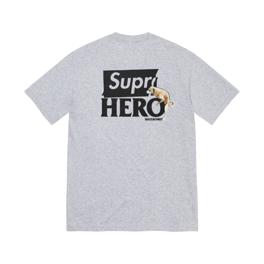 슈프림 안티히어로 도그 티셔츠 헤더 그레이 - 22SS(Supreme Antihero Dog T-Shirt Heather Grey - 22SS)