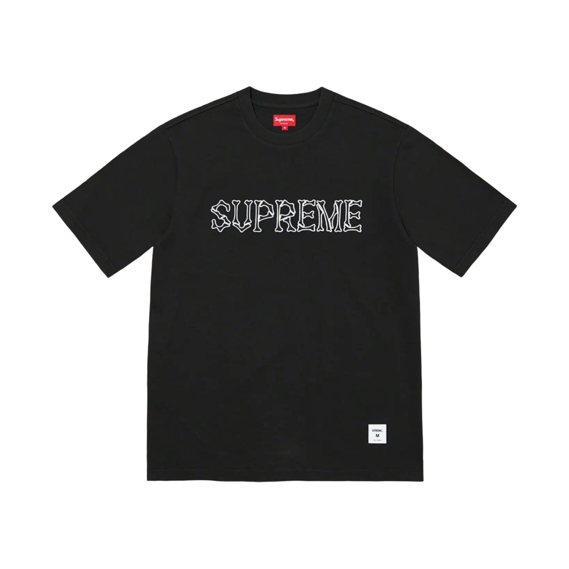슈프림 본즈 숏슬리브 탑 블랙 - 22FW(Supreme Bones S/S Top Black - 22FW) - 1