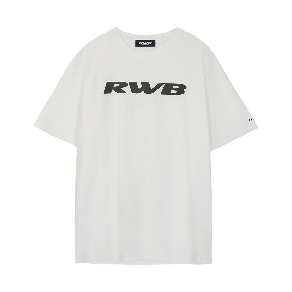P0000BCX RWB Signature Logo SS Tee White