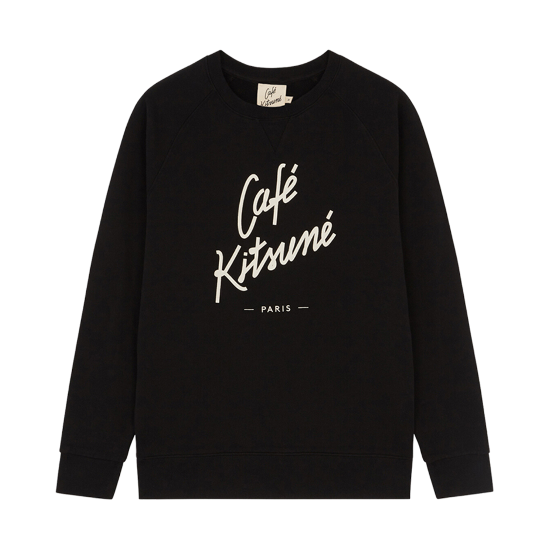 메종 키츠네 스웨트셔츠 카페 키츠네 블랙(Maison Kitsune Sweatshirt Cafe Kitsune Black)