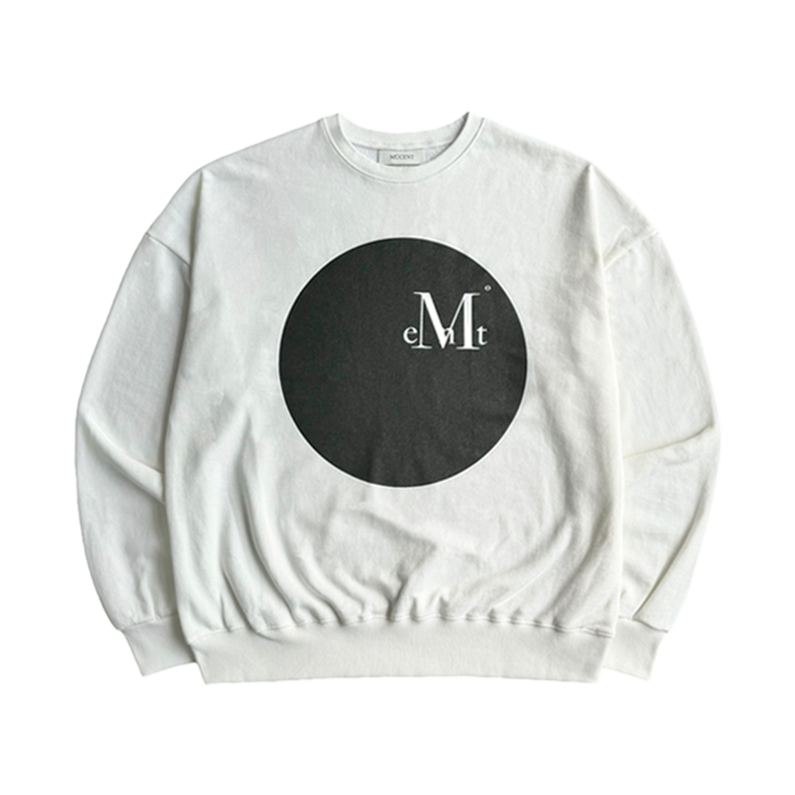 무센트 빌리어드 볼 시그니처 맨투맨 아이보리