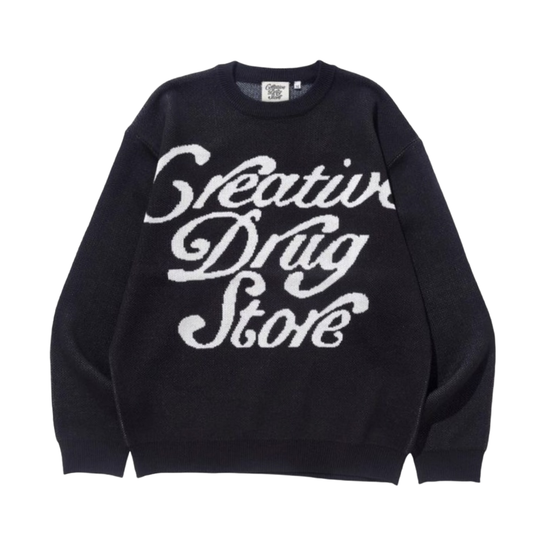 베르디 x 크리에이티브 드러그 스토어 니트 블랙(Verdy x Creative Drug Store Knit Black) - 1