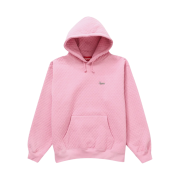 Supreme Micro Quilted Hooded Sweatshirt Dusty Pink - 23SS