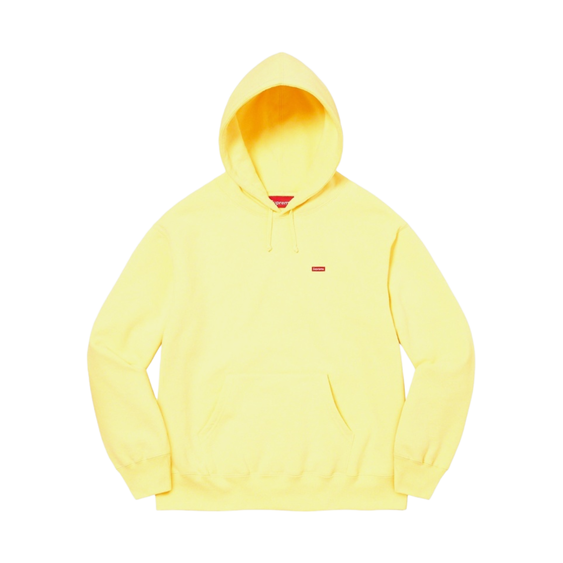 슈프림 스몰 박스 후드 스웨트셔츠 라이트 옐로우 - 23SS(Supreme Small Box Hooded Sweatshirt Light Yellow - 23SS) - 1