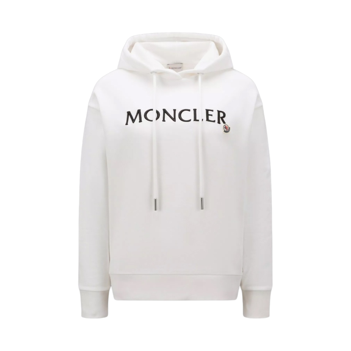 (W) 몽클레르 로고 후드 오프 화이트 - 23SS((W) Moncler Logo Hoodie Off White - 23SS) - 1