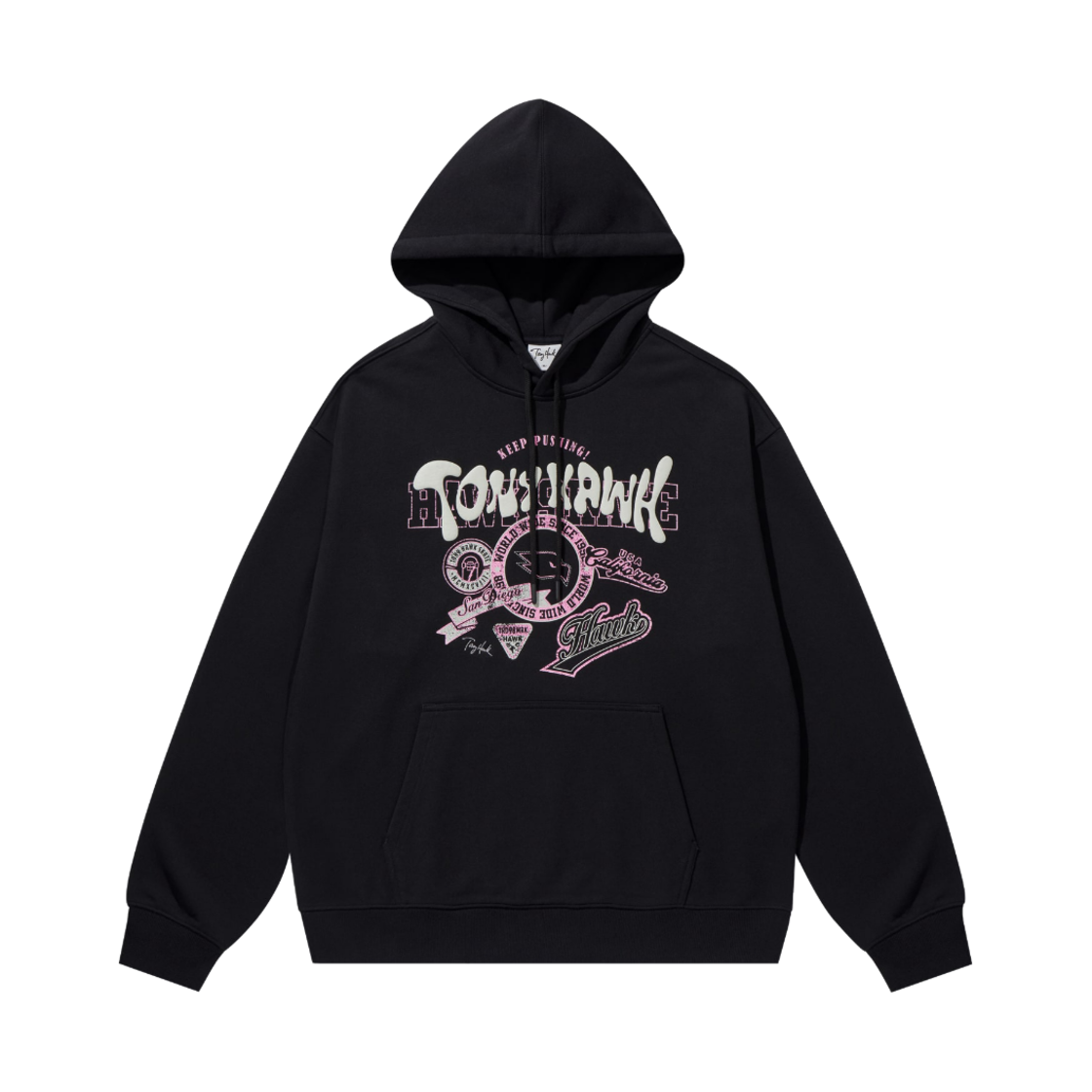 토니호크 바시티 그래픽 후디 블랙