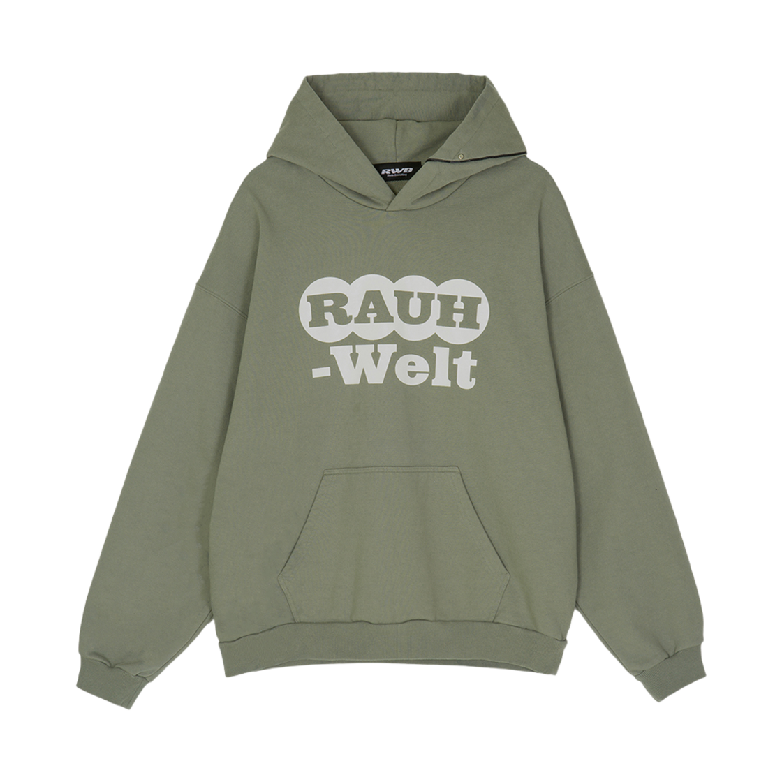 알떠블유비 서클 로고 후디 카키(RWB Circle Logo Hoodie Khaki)