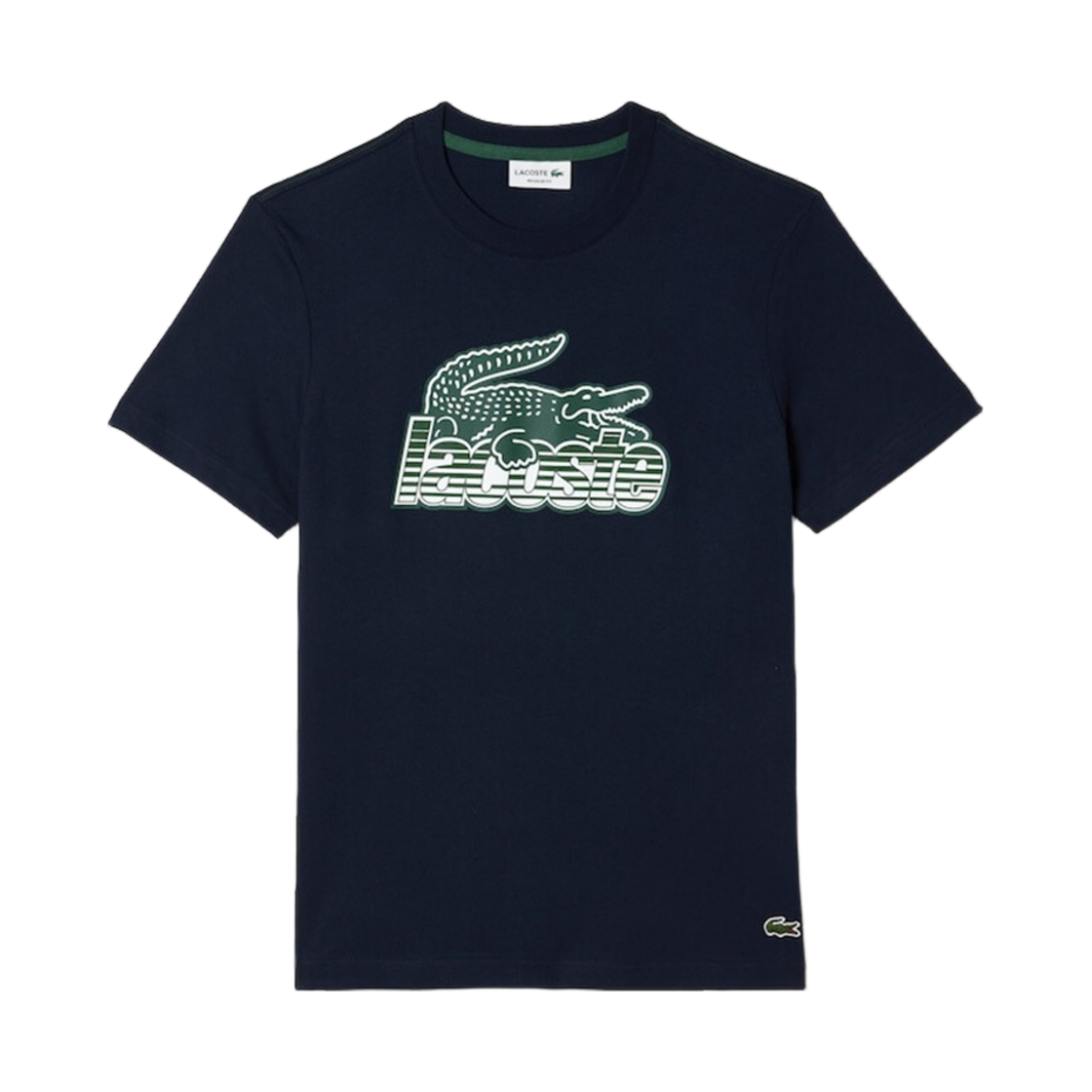 라코스테 네오 헤리티지 그래픽 티셔츠 네이비 블루(Lacoste Neo Heritage Graphic T-Shirt Navy Blue) - 1