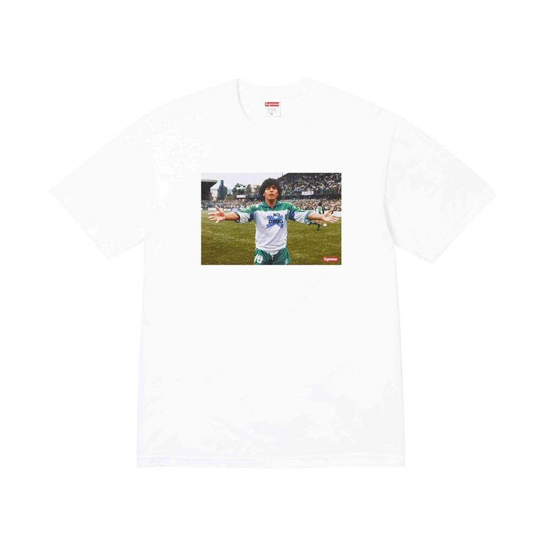 KM4ATSSSP52WT Supreme Maradona T-shirt White - 24SS