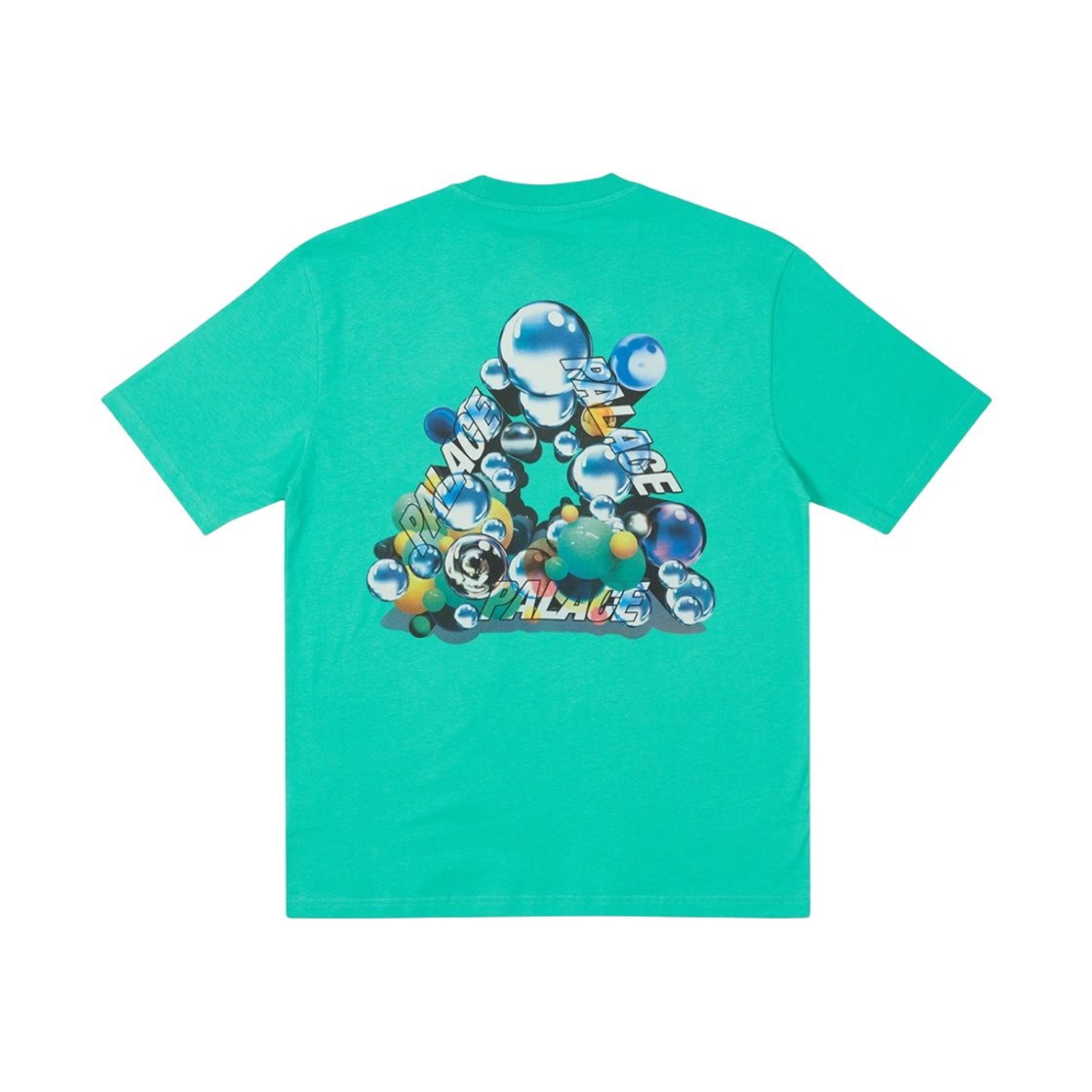 - Palace Bubbling T-Shirt Aqua - 21FW