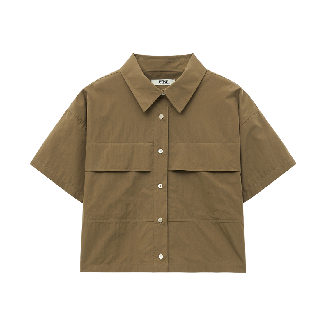 SFM1SH202ABE The Saturday Evening Post Big Pocket Shirts_Beige