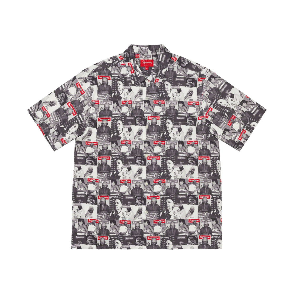 슈프림 매거진 숏슬리브 셔츠 그레이 - 23SS