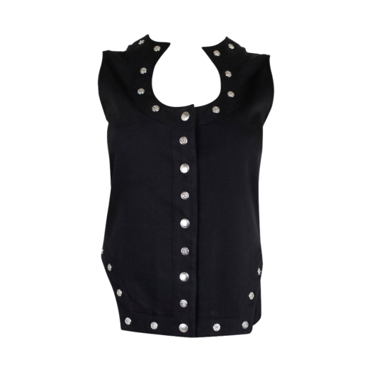 KKWSS23V01-12 (W) Kiko Kostadinov Aine Gilet Muted Black