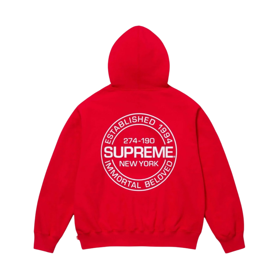 슈프림 이모탈 후드 스웨트셔츠 레드 - 24SS(Supreme Immortal Hooded Sweatshirt Red - 24SS) - 1