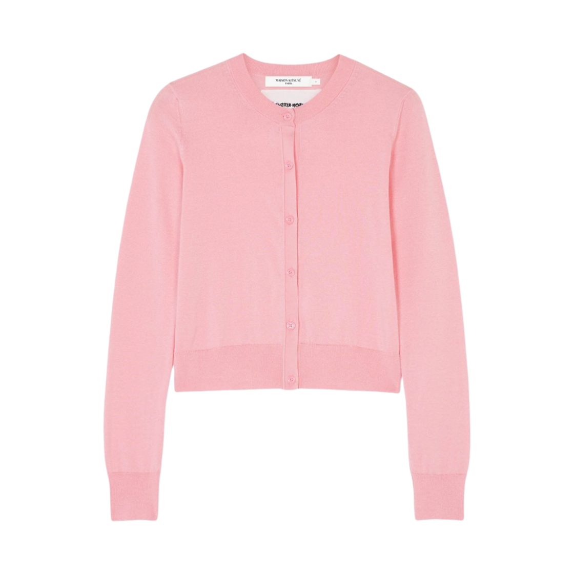 KW00532KT1083-P622 (W) Maison Kitsune Boxy Cardigan Strawberry