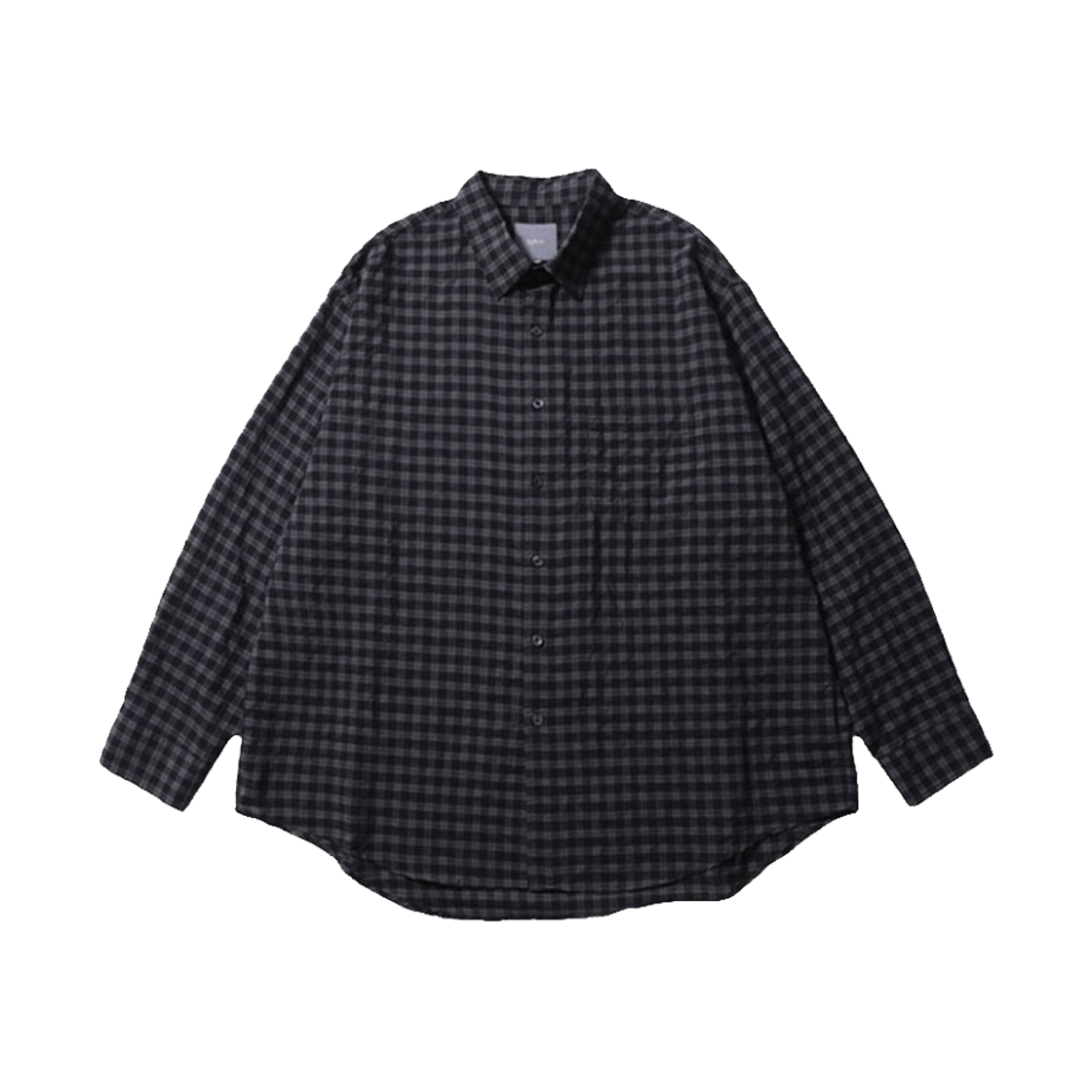 발루트 올 웨더 오버 실루엣 체크 셔츠 블랙 체크(Ballute All Weather Over Silhouette Check Shirts Black Check)
