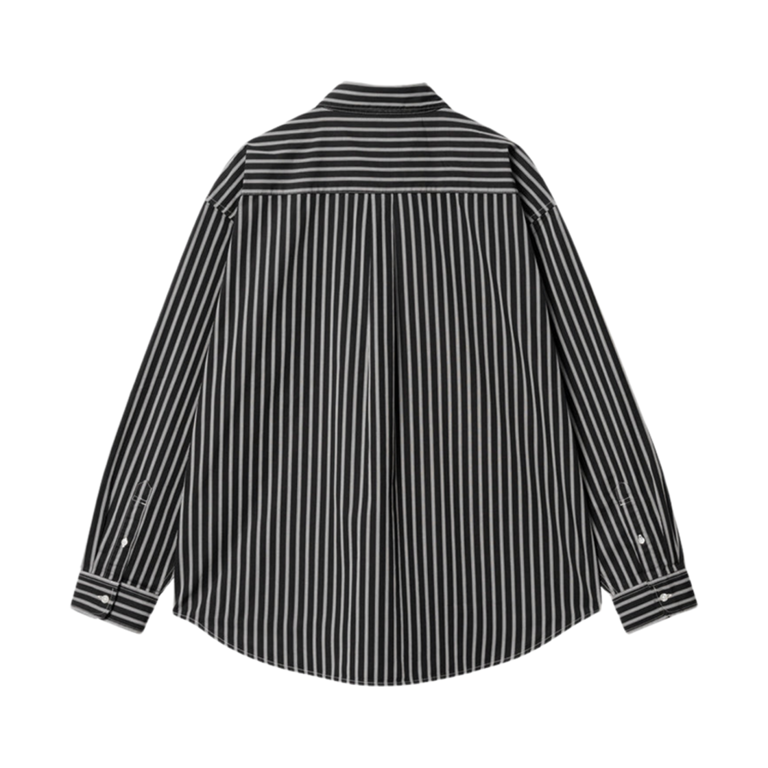 칼하트 WIP 리게티 스트라이프 셔츠 블랙 왁스(Carhartt WIP Ligety Stripe Shirt Black Wax) - 2