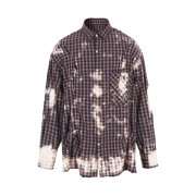 Nos Couleurs Bleached Bite Shirts Burgundy