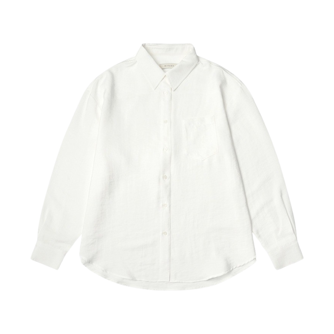 시야쥬 SITP5151 오버핏 라운지 실키 셔츠 화이트