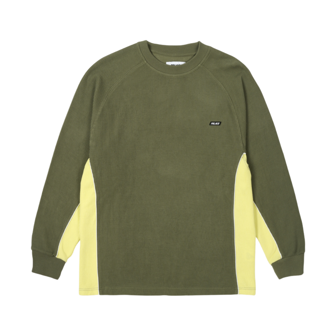 - Palace Rib Jersey Long Sleeve The Deep Green - 24FW