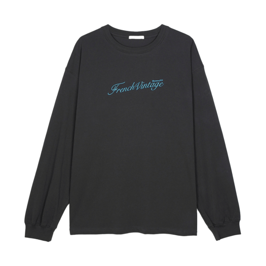 BS5STL503CC Bensimon Over Fit Longsleeve T-Shirt Charcoal