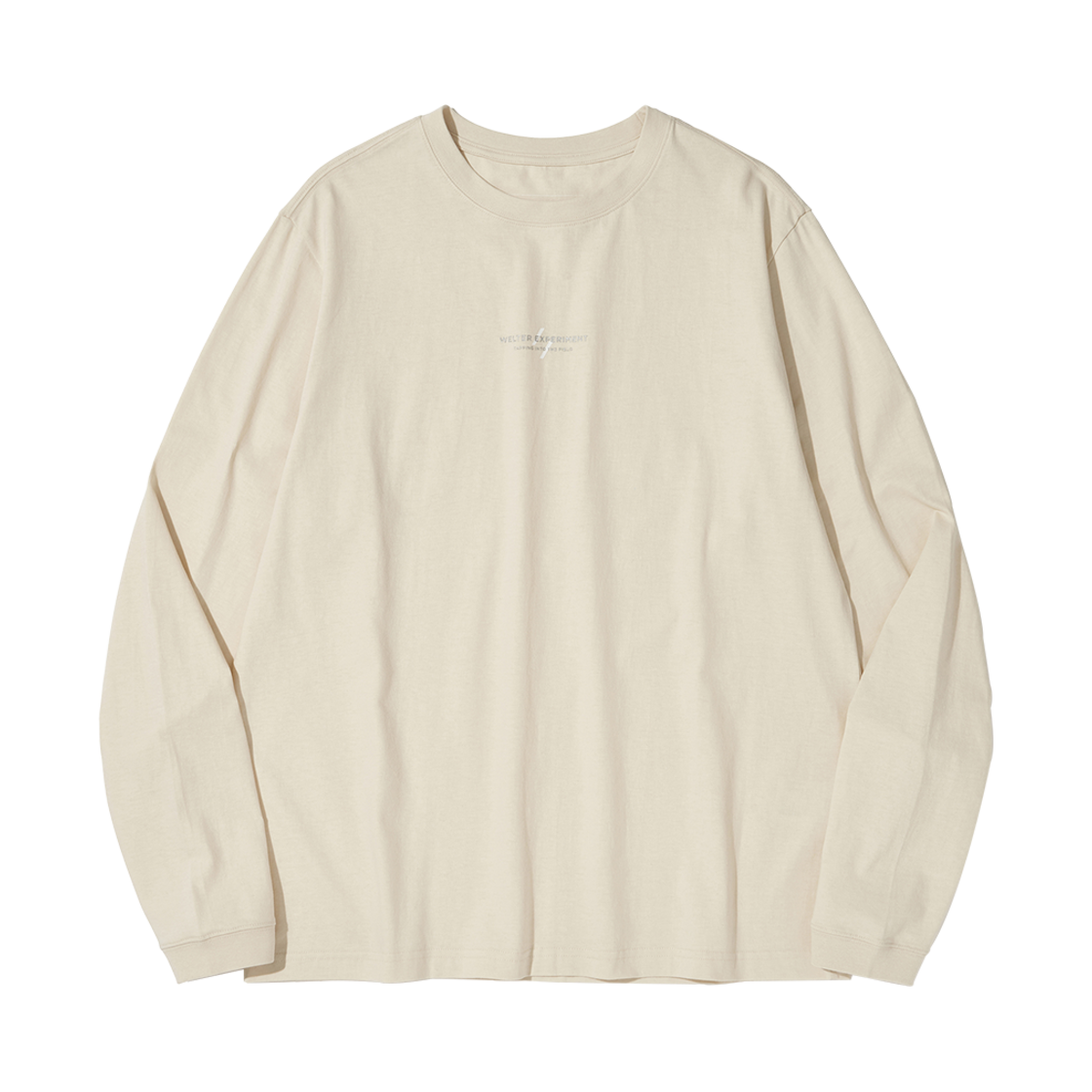WBESTL001CR Welter Experiment Slash Longsleeves T-Shirts Cream