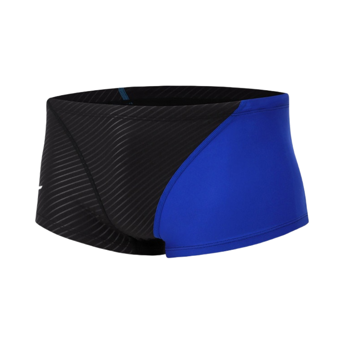 N2MB257692 Mizuno Exersuit Asymmetry Square Leg Swimsuit Black Blue