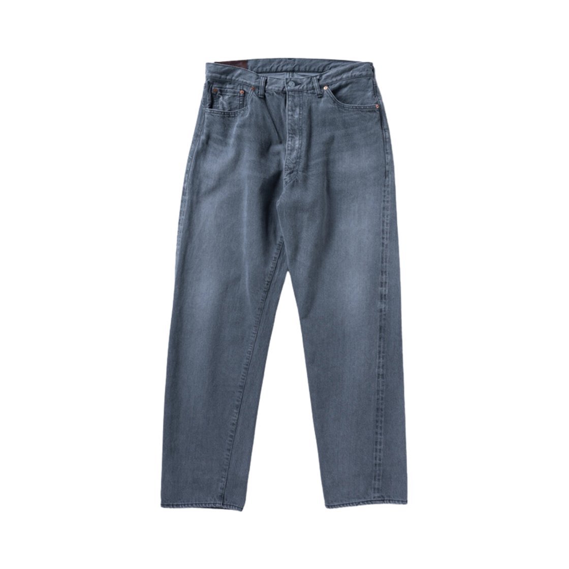 KSBS101DZ Kaptain Sunshine 5Pkt Zipper Front Denim Pants Black Vintage Wash