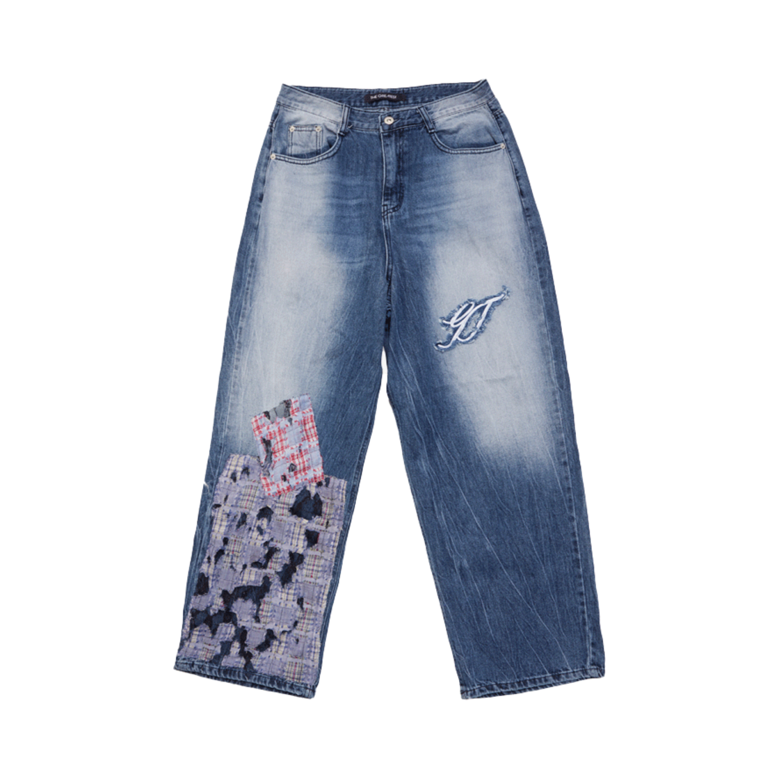 GT24FW18 BL The Greatest Check Patch Denim Blue