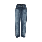 Thug Club Warrior Denim Laser Pants Denim
