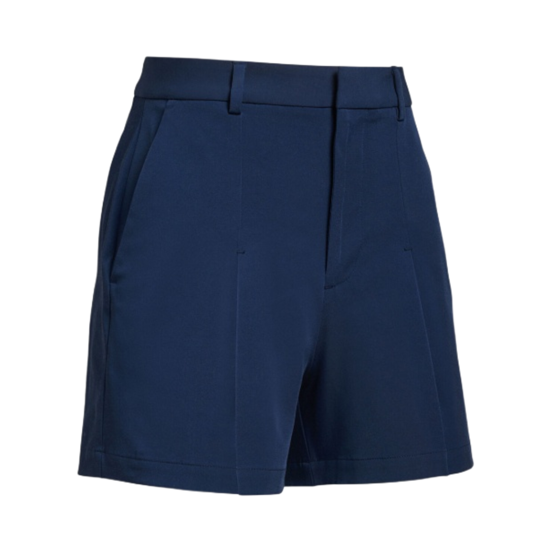 G4LF22B100 (W) G/Fore High Rise Pleated Stretch Tech Twill A-Line Short Twilight