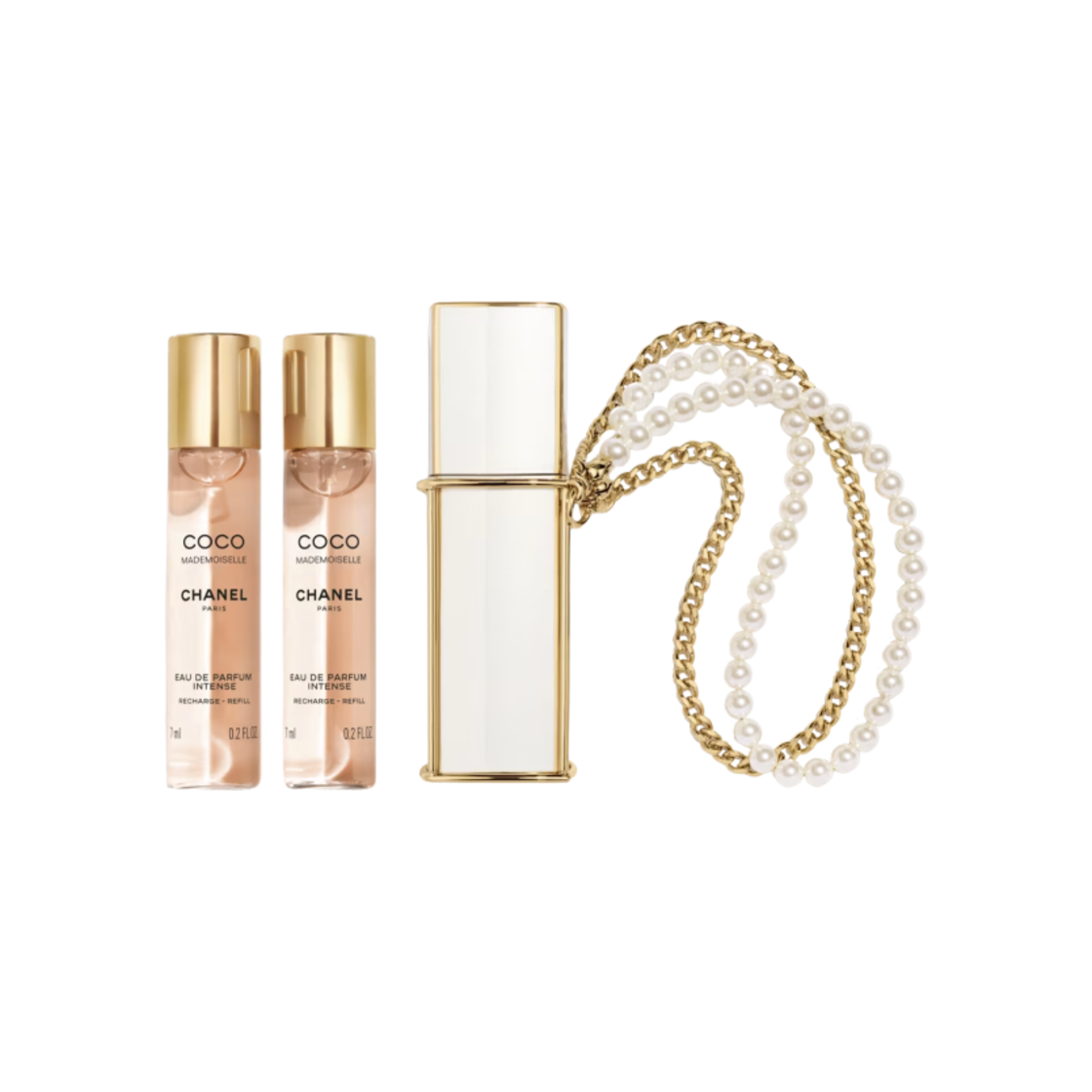 116608 Chanel Coco Mademoiselle Eau De Parfum Intense Refillable Purse Spray 3 x 7ml Refill