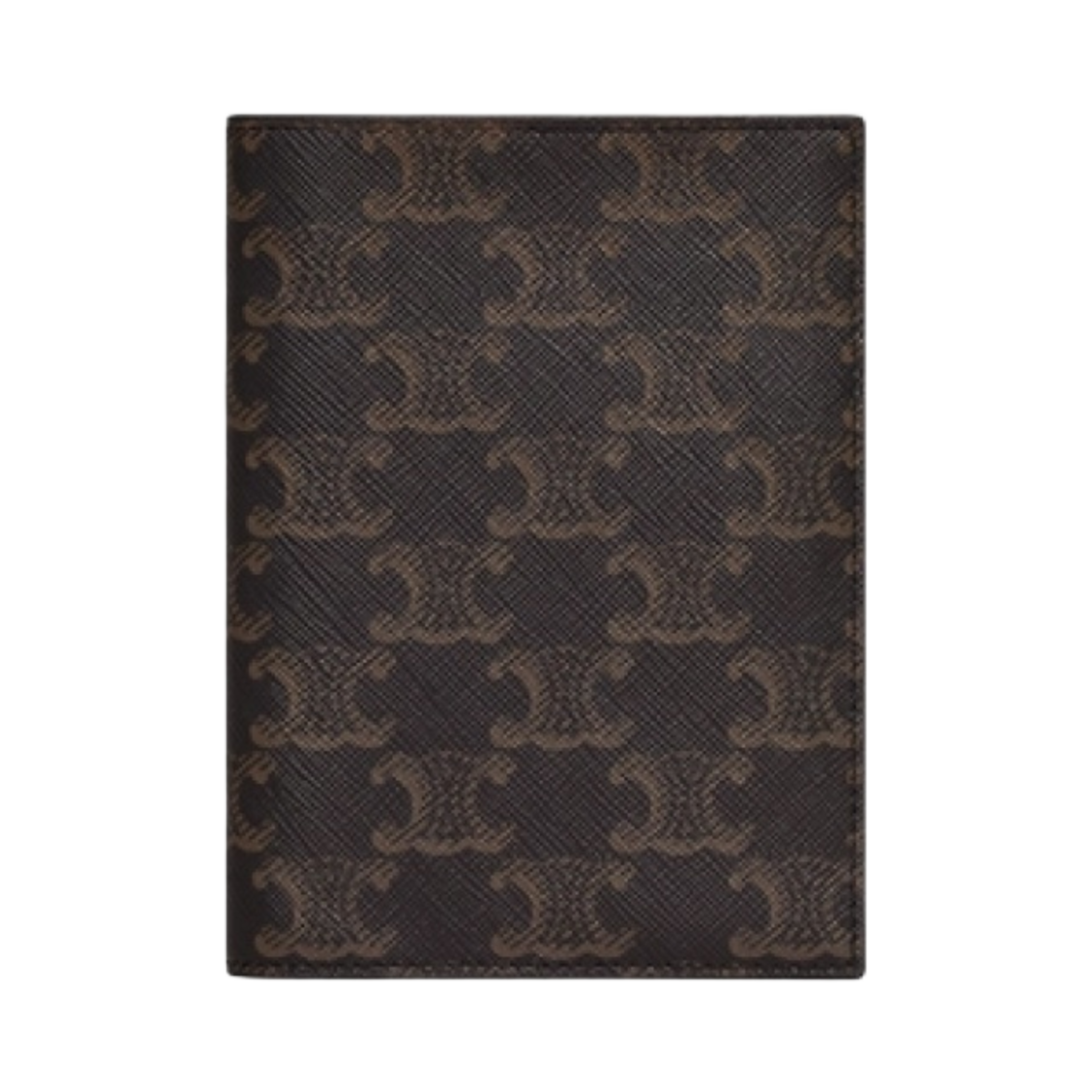 셀린느 트리옹프 캔버스 패스포트 커버 블랙 탄(Celine Passport Cover in Triomphe Canvas Black Tan)