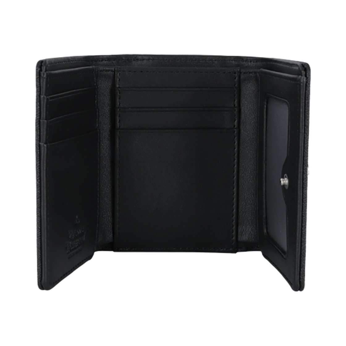 비비안 웨스트우드 사피아노 트라이폴드 월렛 블랙(Vivienne Westwood Saffiano Tri-Fold Wallet Black) - 2