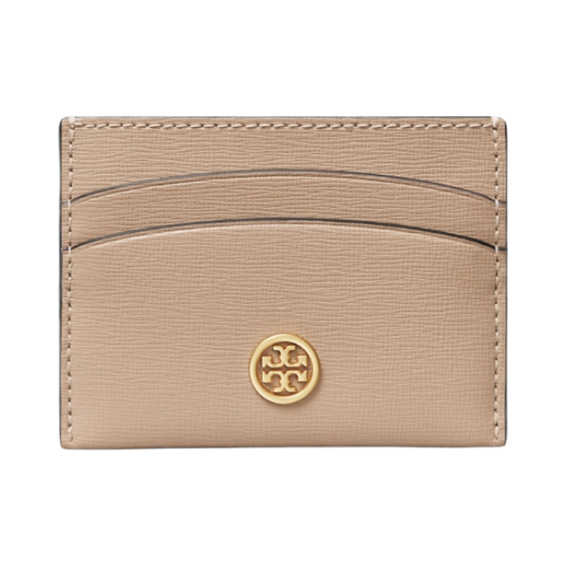 84070-082 Tory Burch Robinson Card Case Grey Heron
