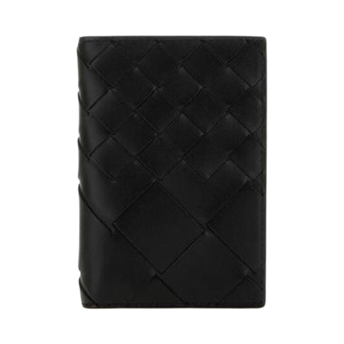 749441V3R528803 Bottega Veneta Intrecciato Card Case Black