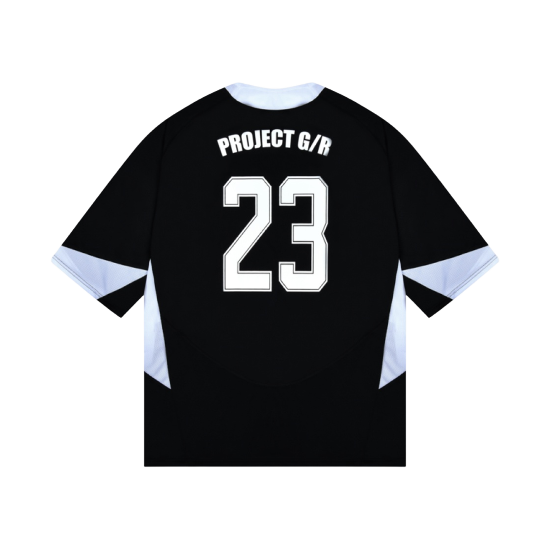 ★韓国の人気★【Project G/R】★Oversized Football Jersey★ 프로젝트 G/R 오버사이즈 풋볼 저지 블랙 | PROJECT G/R | KREAM