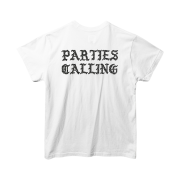 Punch Drunk Parties Creeper Letter Narrow Tee White