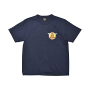 The Real McCoy's Logo Short Sleeve T-Shirt Navy