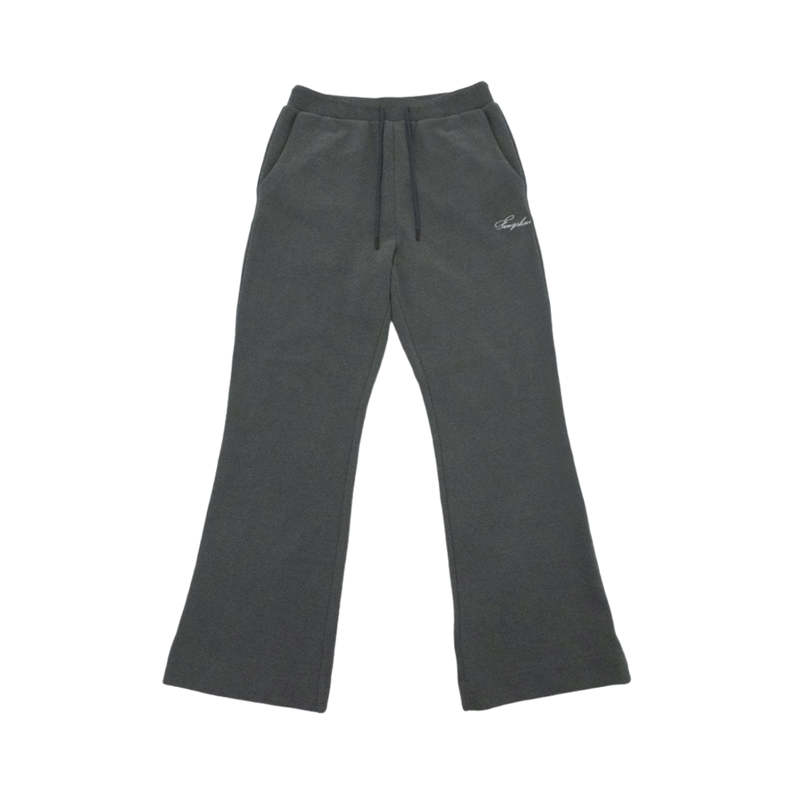 FS24FWTP002CL [KREAM 단독 / 프리오더] FENGSHUI Small Logo OG Wide Flare Sweatpants Charcoal