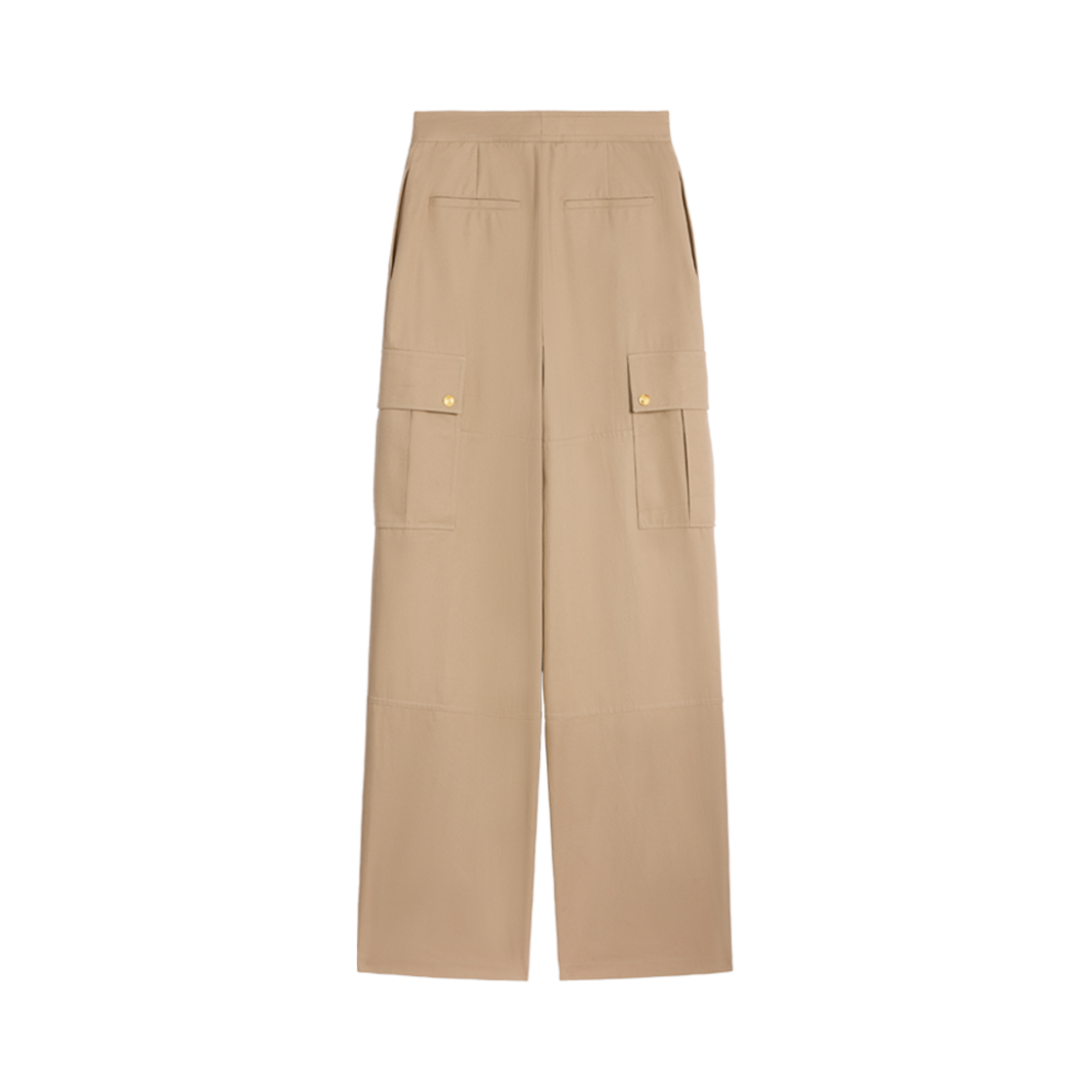 (W) 셀린느 카고 팬츠 코튼 트윌 브리티시 베이지((W) Celine Cargo Pants In Cotton Twill British Beige) - 2