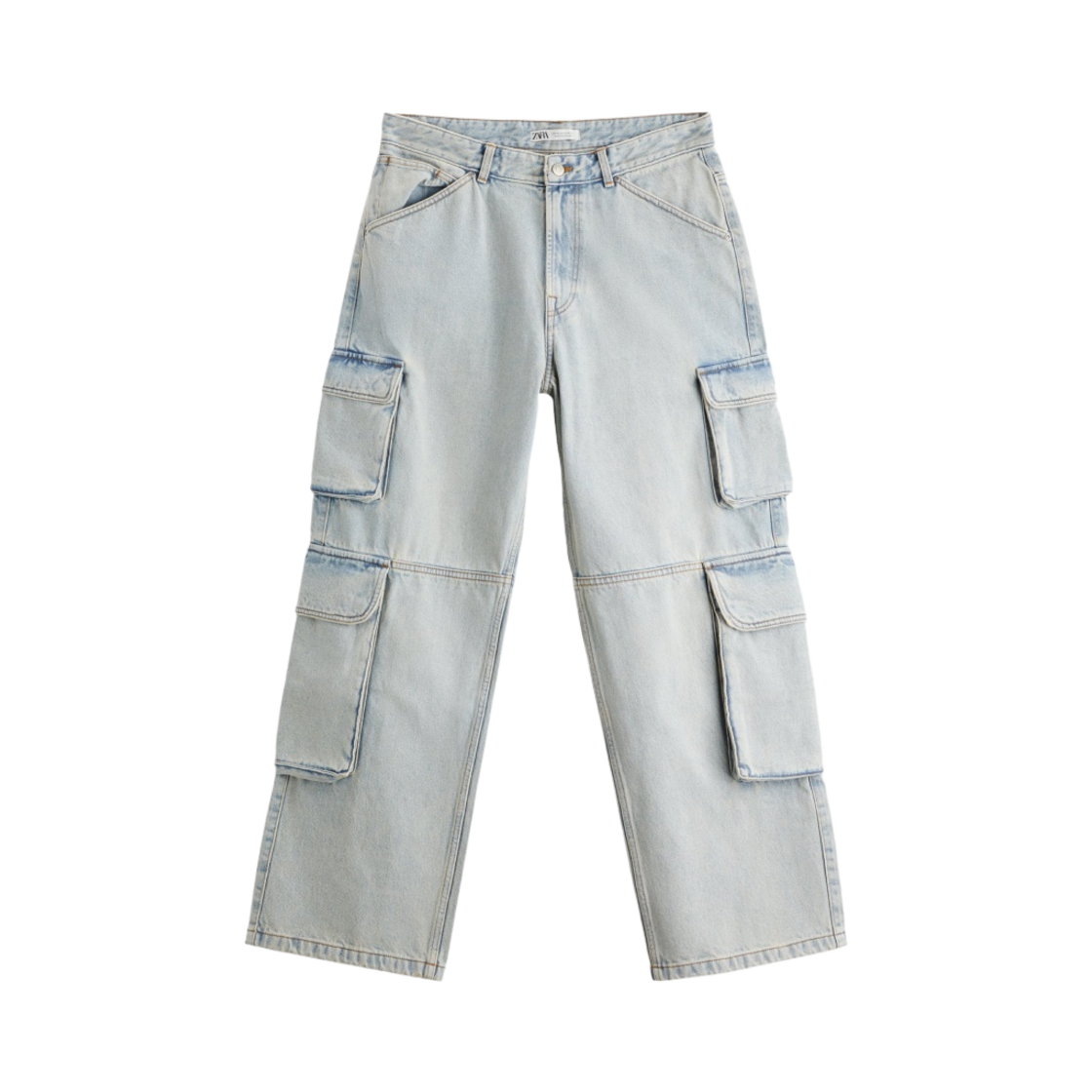 자라 유틸리티 카고 진 블루(Zara Utility Cargo Jeans Blue)