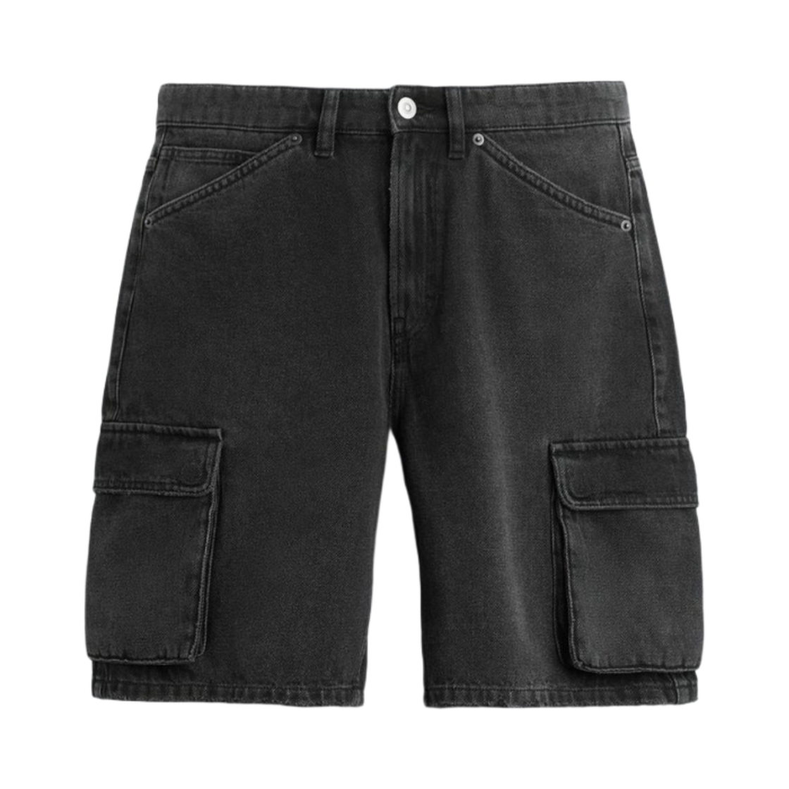 자라 데님 카고 버뮤다 쇼츠 네그로(Zara Denim Cargo Bermuda Shorts Negro)
