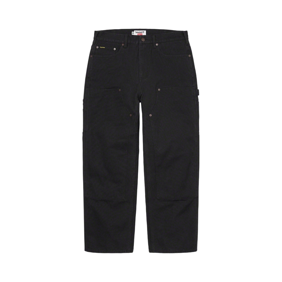 슈프림 x 팀버랜드 더블 니 페인터 팬츠 블랙 - 21SS