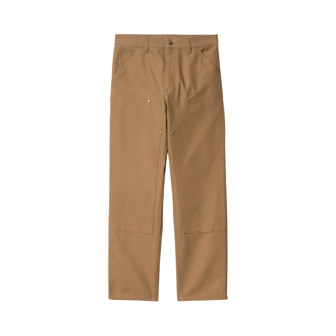 칼하트 WIP 디어본 캔버스 더블 니 팬츠 해밀턴 브라운 리지드(Carhartt WIP Dearborn Canvas Double Knee Pants Hamilton Brown Rigid) - 1