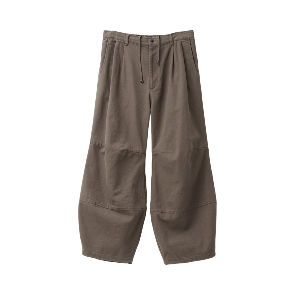 해칭룸 볼륨 팬츠 옥스포드 워시드 다크 베이지(Hatchingroom Volume Pants Oxford Washed Dark Beige)
